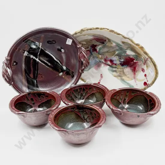 Six Pieces of Assorted NZ Pottery