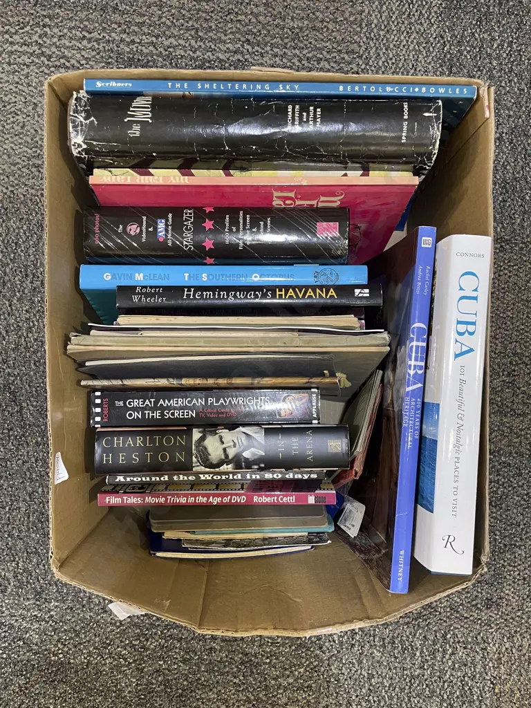 Box of Assorted Books Image 1++