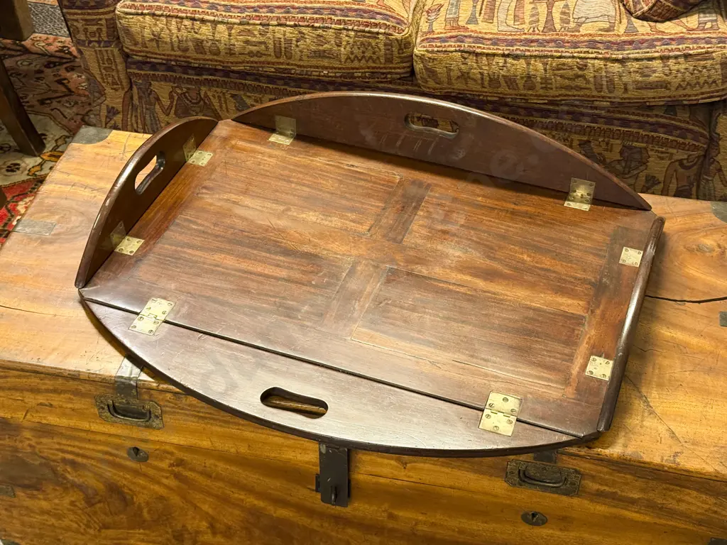 Victorian Mahogany Butlers Tray Image 1++