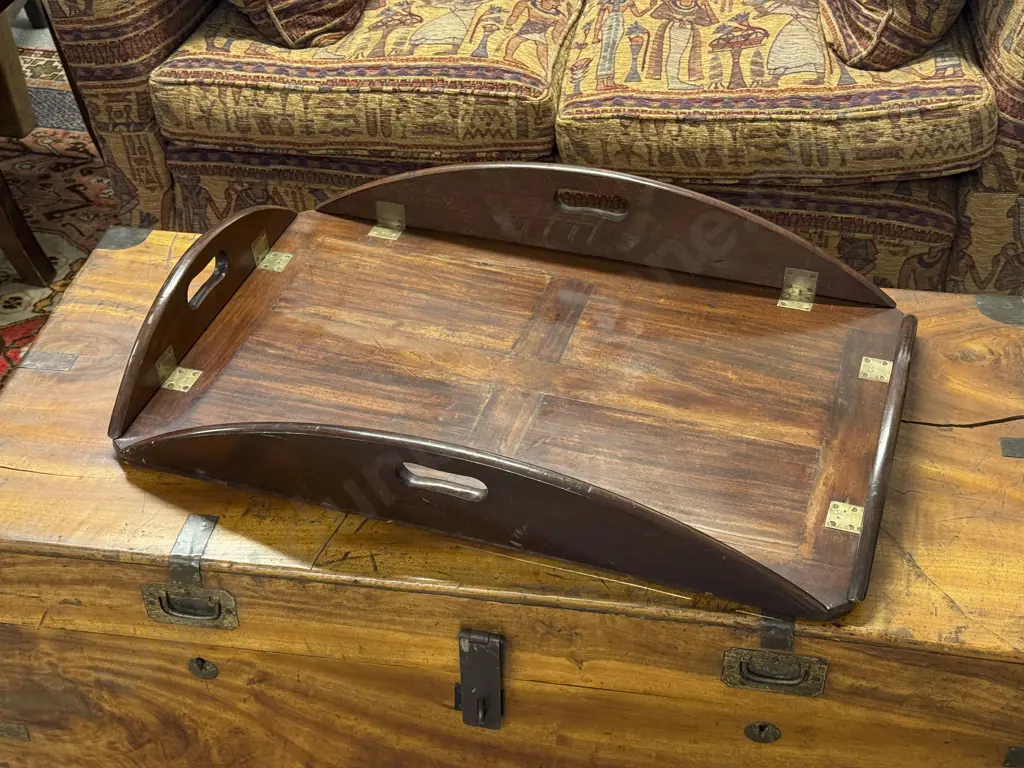 Victorian Mahogany Butlers Tray Image 1++