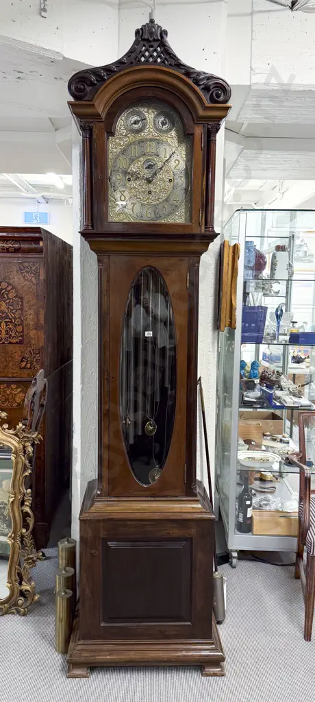 Mahogany Cased Regulator Longcase Clock Stamped Whittington St Michael Westminster Image 1++