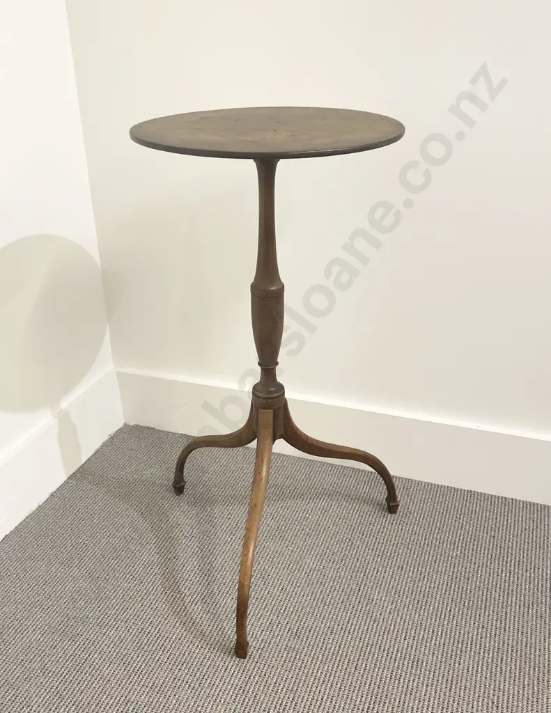 Regency Mahogany Circular Wine Table Image 1++