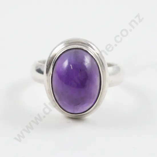S/S Single Amethyst Dress Ring