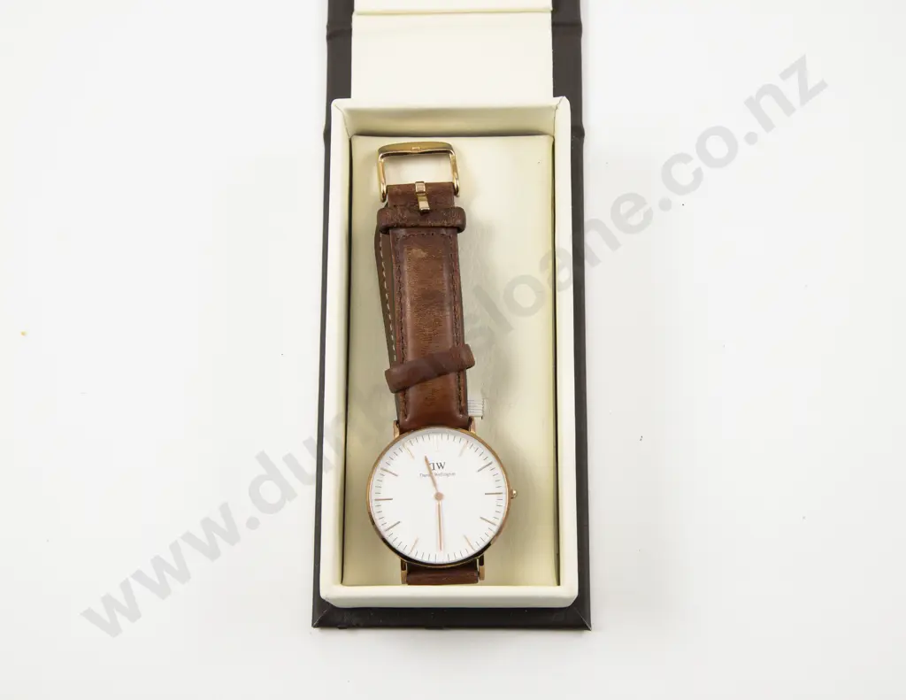 Daniel Wellington Classic 'St Mawes' Stainless Steel Gents Wrist Watch Image 1++