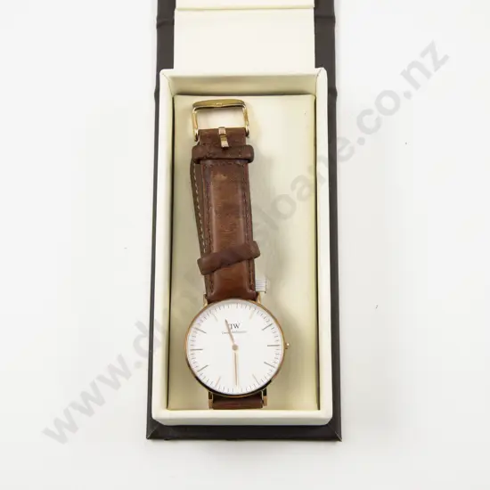 Daniel Wellington Classic 'St Mawes' Stainless Steel Gents Wrist Watch