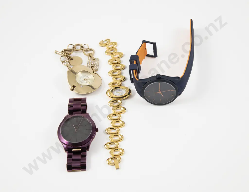 Collection of Four Ladies Wrist Watches incl Michael Kors and Calvin Klein Image 1++