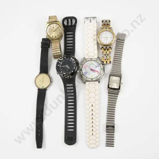 Collection of Six Gent and Ladies Wrist Watches