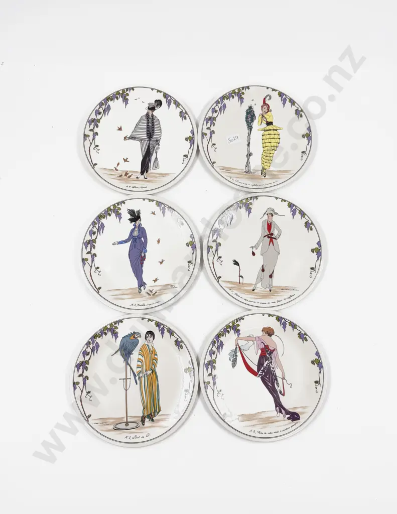 Six Villeroy & Boch "Design 1900" Side Plates Image 1++