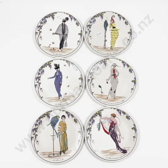 Six Villeroy & Boch "Design 1900" Side Plates
