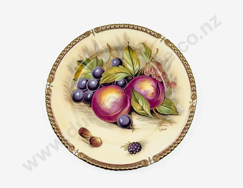 Aynsley "Orchard Gold" Plate Image 1++