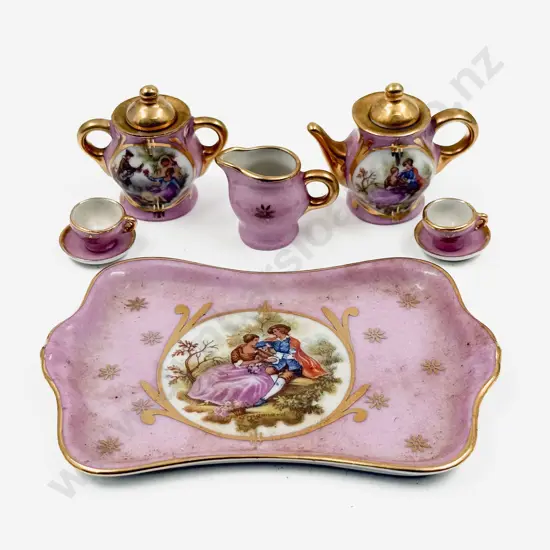 Limoges Miniature Tea Set