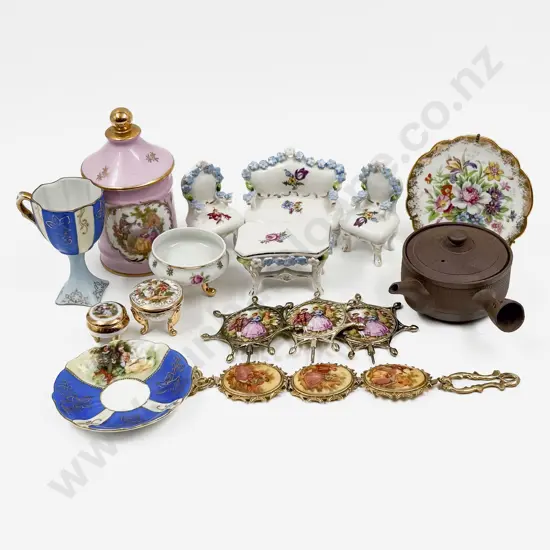 Box Qty of Assorted Fancy China incl Limoges
