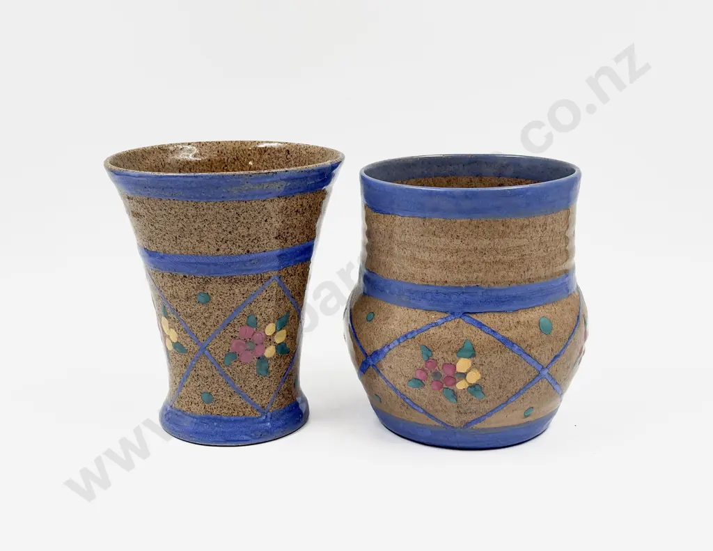 Two Clarice Cliff Vases Image 1++