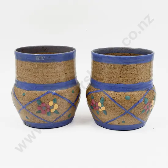 Pair of Clarice Cliff Vases