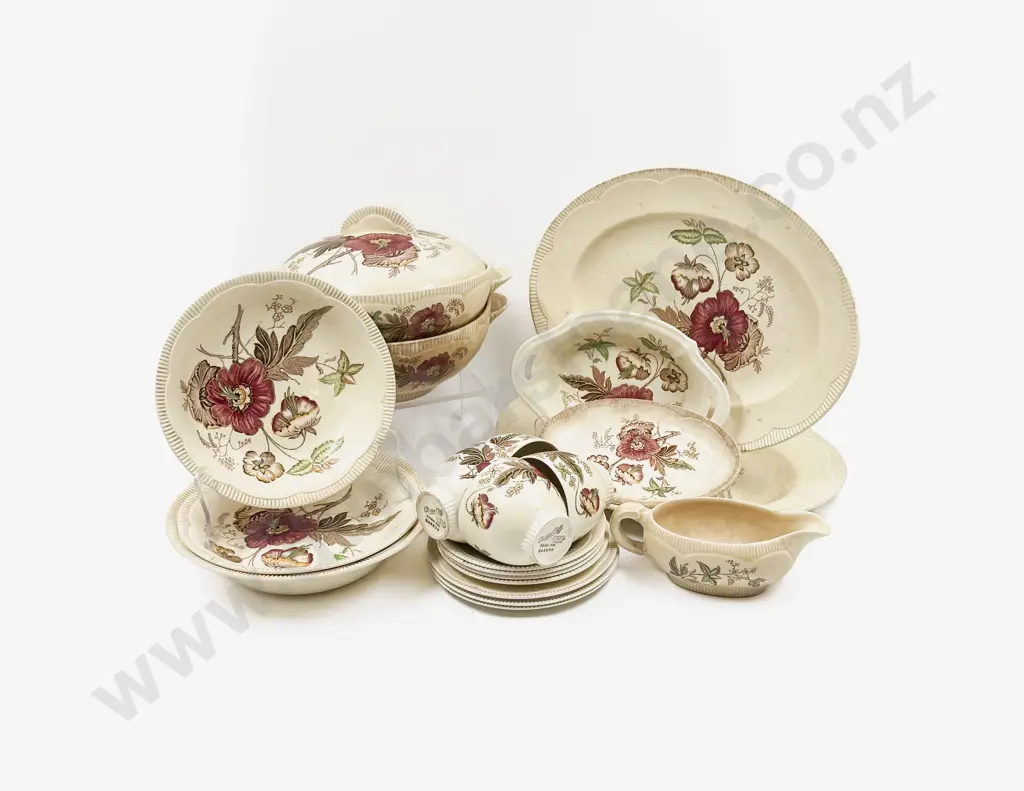 Clarice Cliff "Georgian Spray" Pattern Dinner China Image 1++