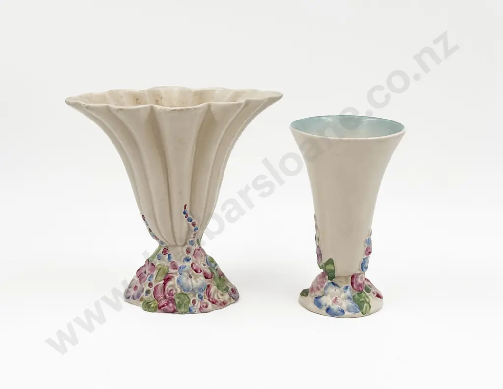Two Clarice Cliff Vases Image 1++