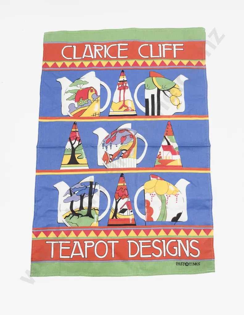 Clarice Cliff Tea Towel Image 1++