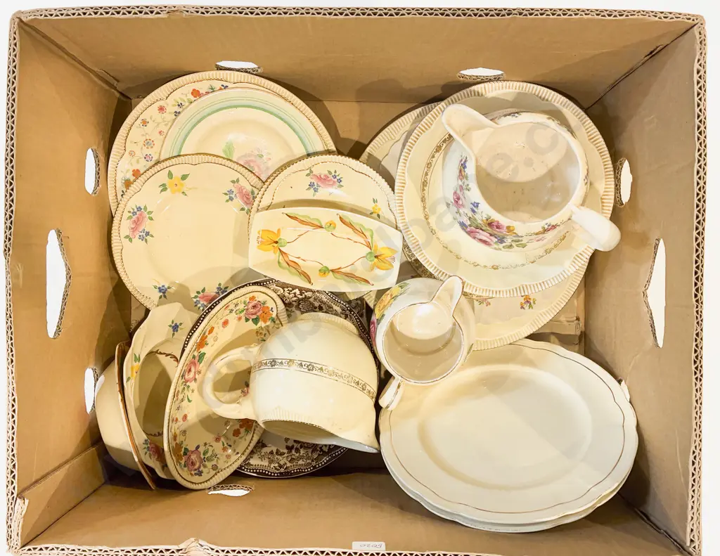 Box Quantity of Assorted Clarice Cliff China Image 1++