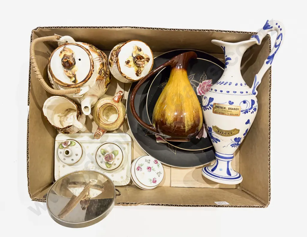 Box Qty of Assorted Floral Decorated China etc Image 1++