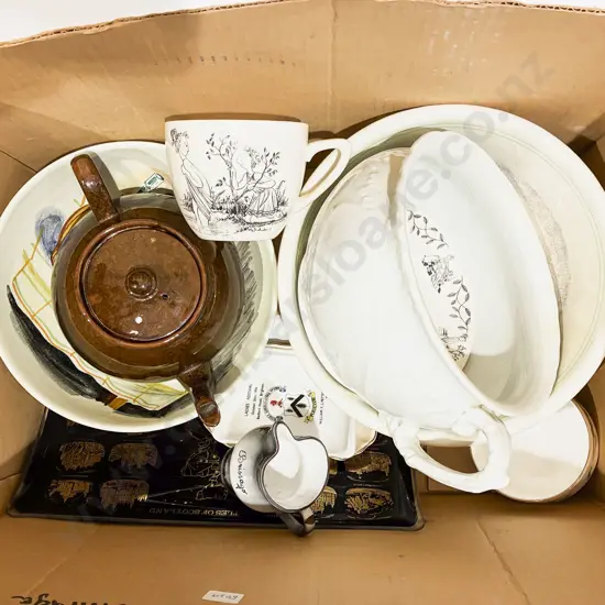 Box Qty of Assorted China etc