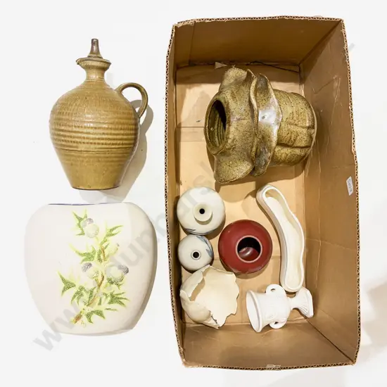 Box Qty of Assorted Pottery
