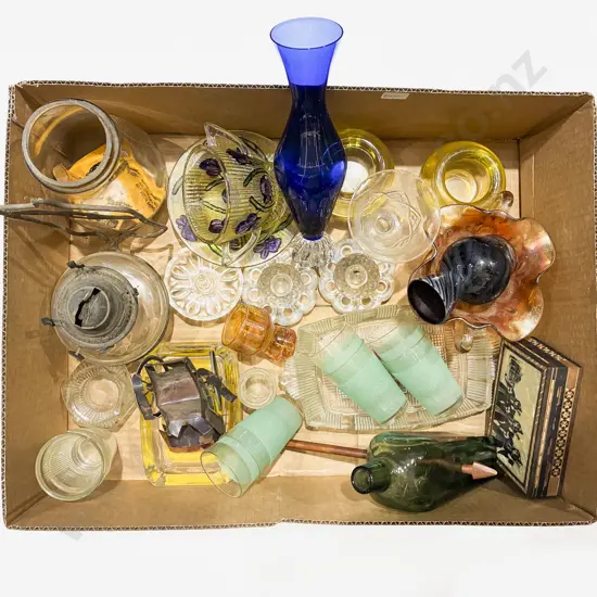 Box Qty of Assorted Glassware