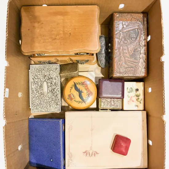 Qty of Assorted Jewellery & Trinket Boxes