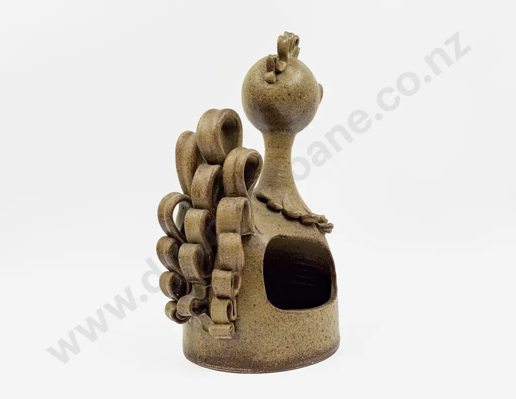 Pottery Stylized Chicken Form Image 1++