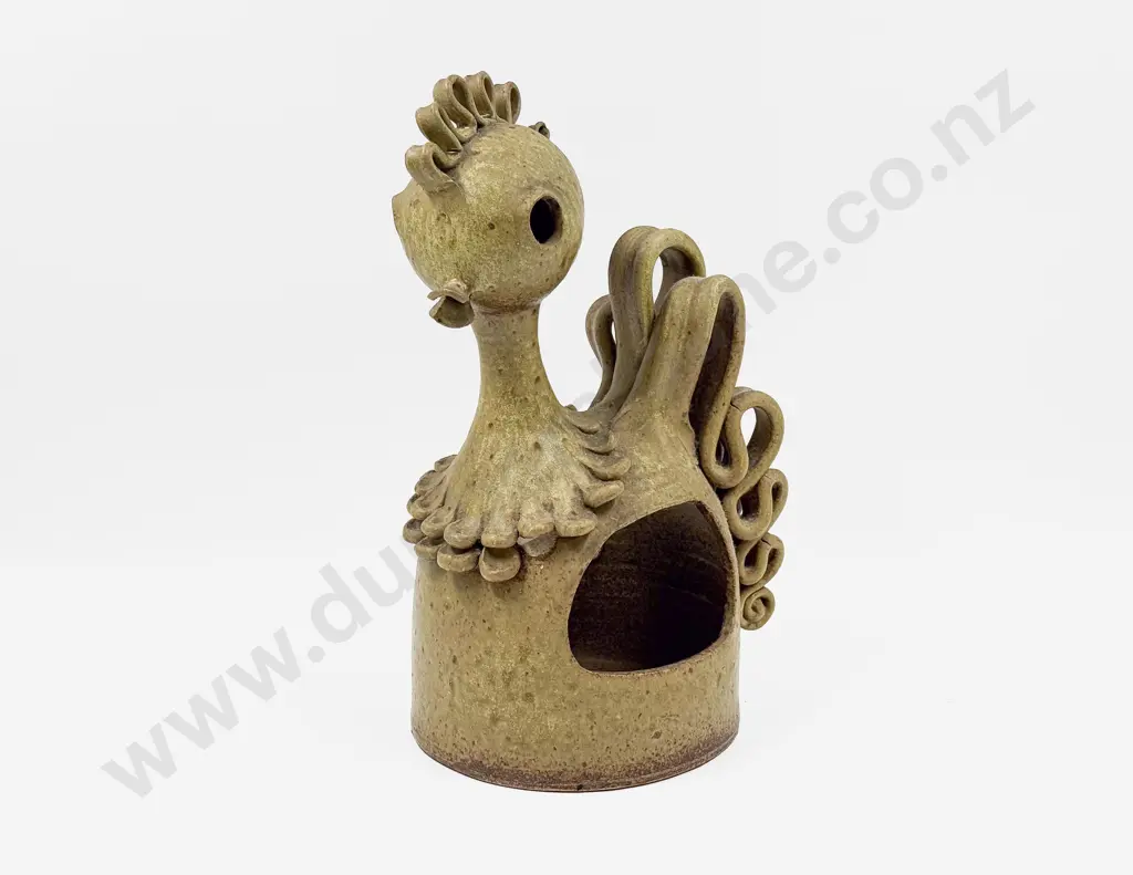 Pottery Stylized Chicken Form Image 1++