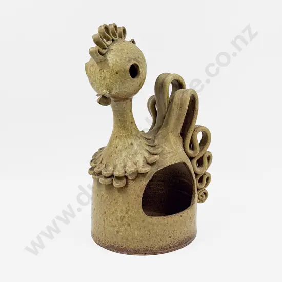 Pottery Stylized Chicken Form