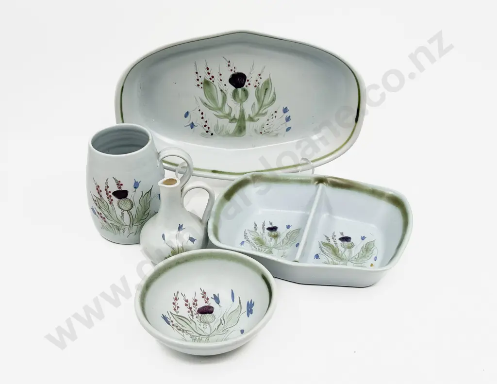 Five Pieces of Buchan Stone Ware Image 1++