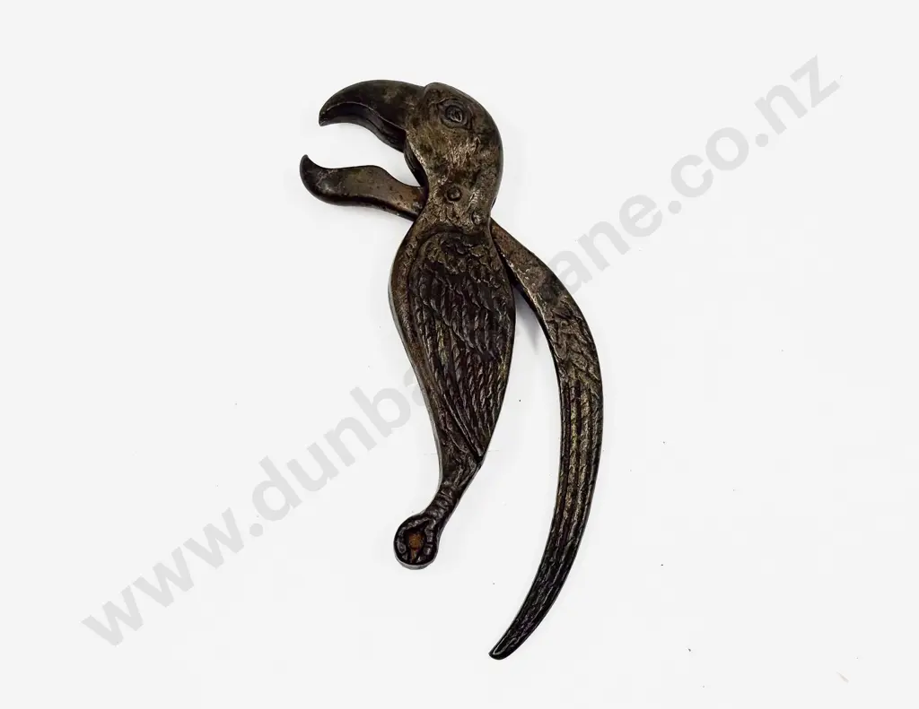 Vintage Parrot Form Nut Cracker Image 1++