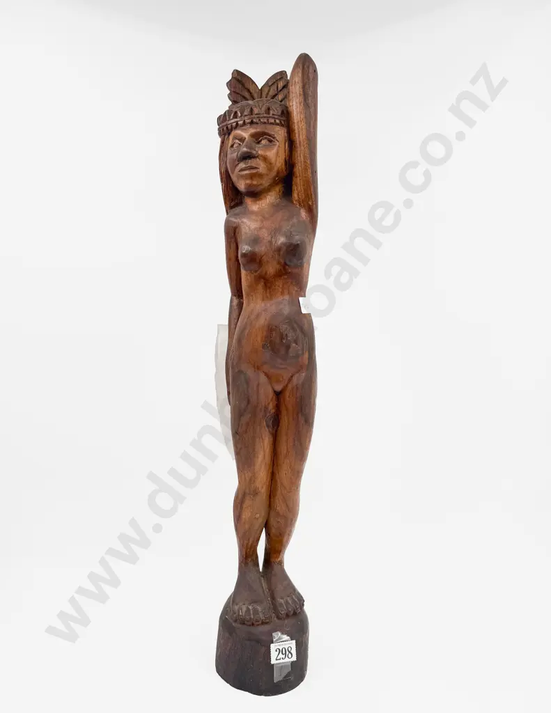 Contemporary 1970's Tongan Carved Figure Image 1++