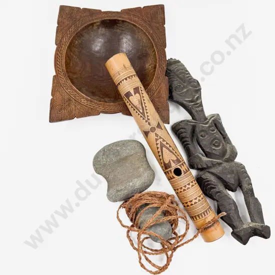 Kava Bowl & Assorted Tourist Ware