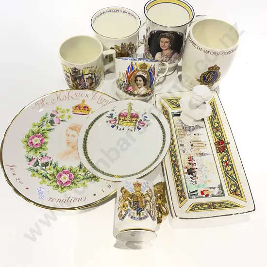 Box Quantity of Assorted Royal Comm. China etc