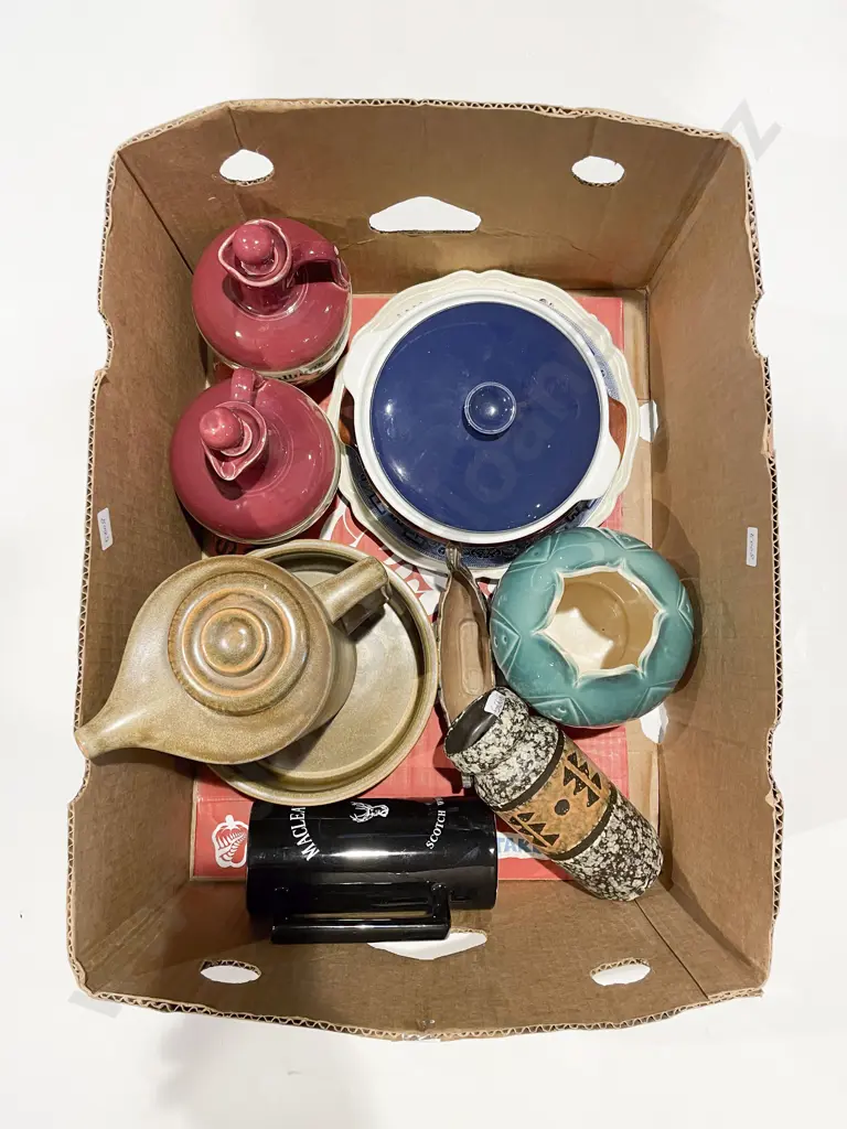 Box Qty of Assorted China & Stone Ware Image 1++