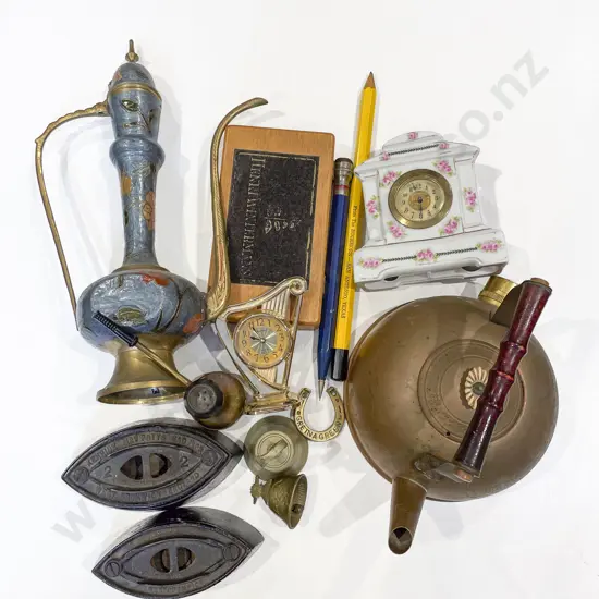 Box Qty of Assorted Metal Ware etc