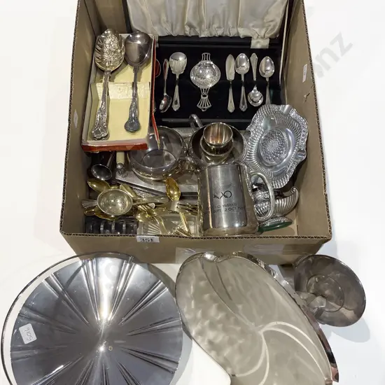 Box Qty of Assorted S/P & Cutlery incl Kings Pattern