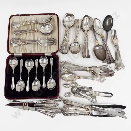 Quantity of S/P Cutlery etc