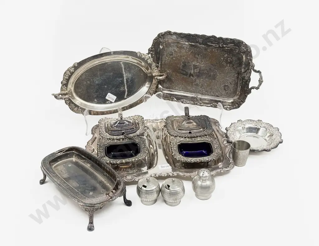 Qty of Assorted S/P & Pewter etc Image 1++