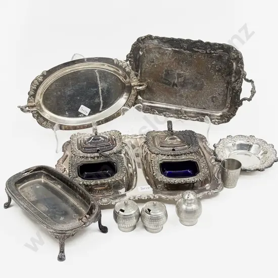 Qty of Assorted S/P & Pewter etc