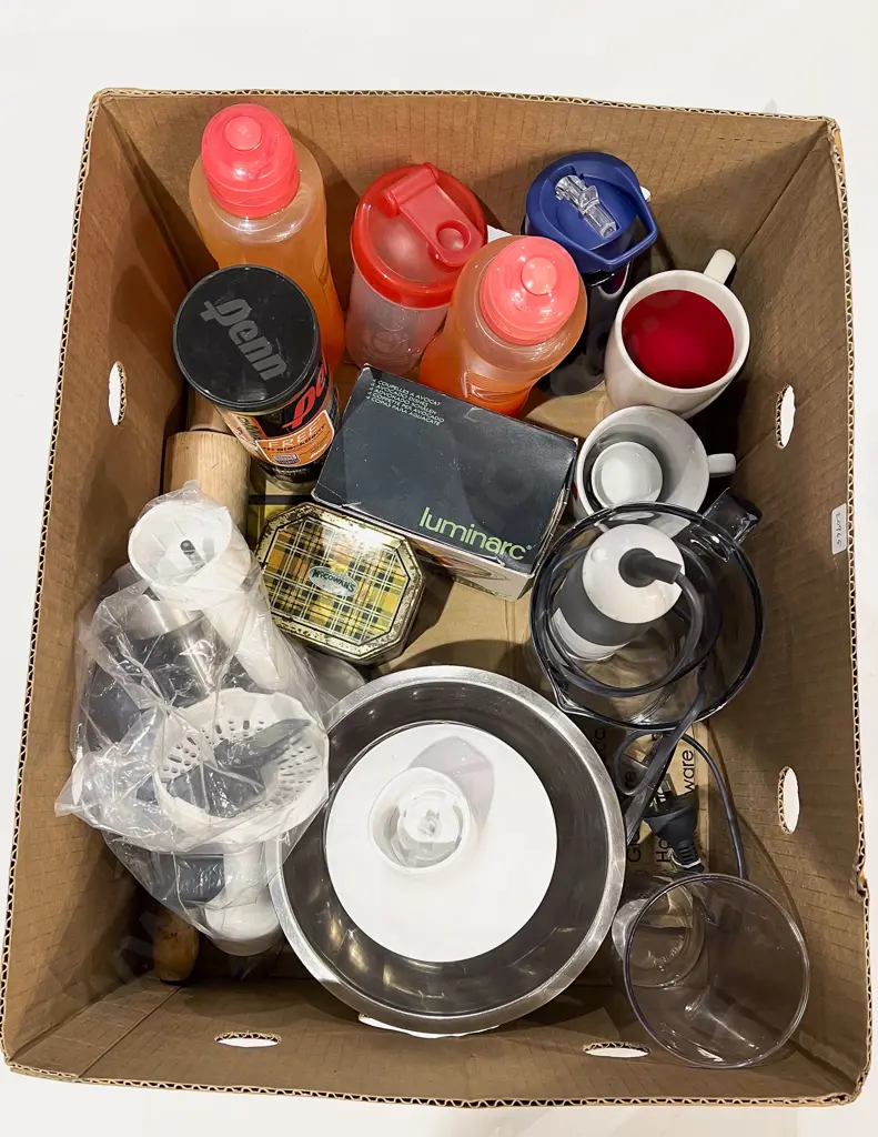 Box Qty of Assorted Kitchen Ware etc Image 1++