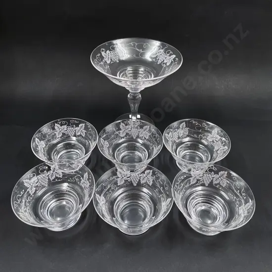 Seven Pces of Stuart Crystal