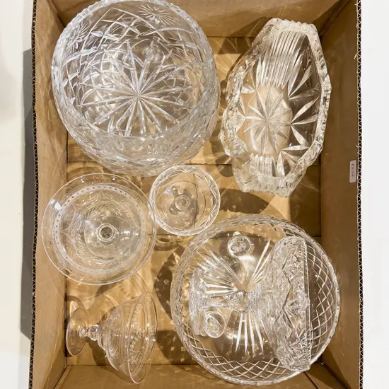 Qty of Assorted Crystal