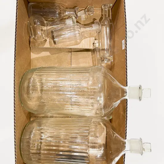 A Pair of Large Chemist Bottles & Assorted