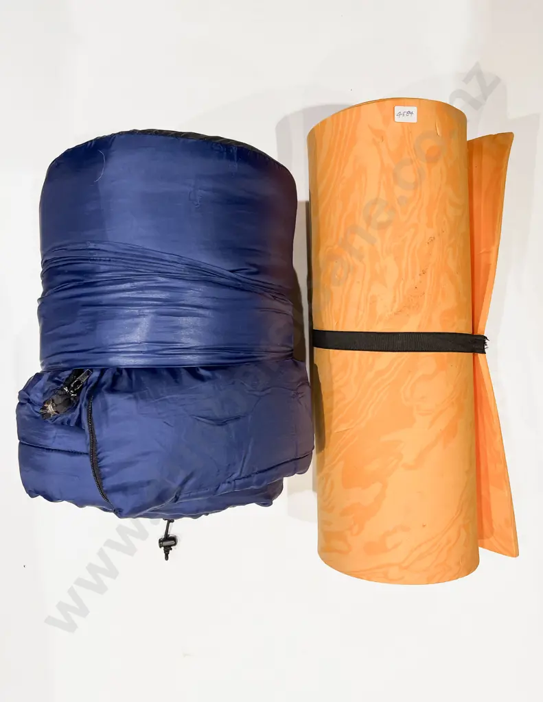 Yoga Mat and Two Sleeping Bags incl Kathmandu Image 1++