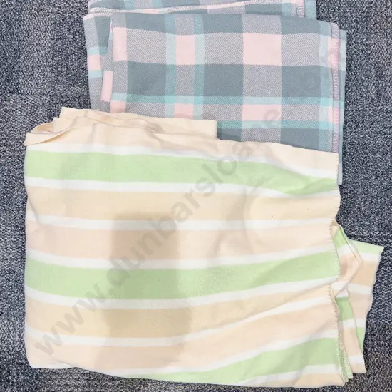 Box of Assorted Woollen Blankets