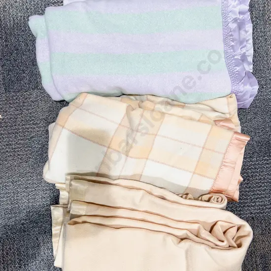 Box of Assorted Woollen Blankets