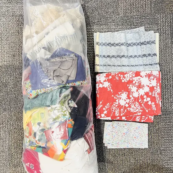 Qty of Assorted Vintage Table Linen & Upholstery Fabric