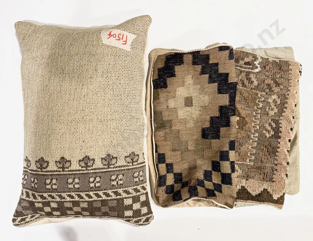 Two Kelim Cushion Covers & Other Cushion Image 1++